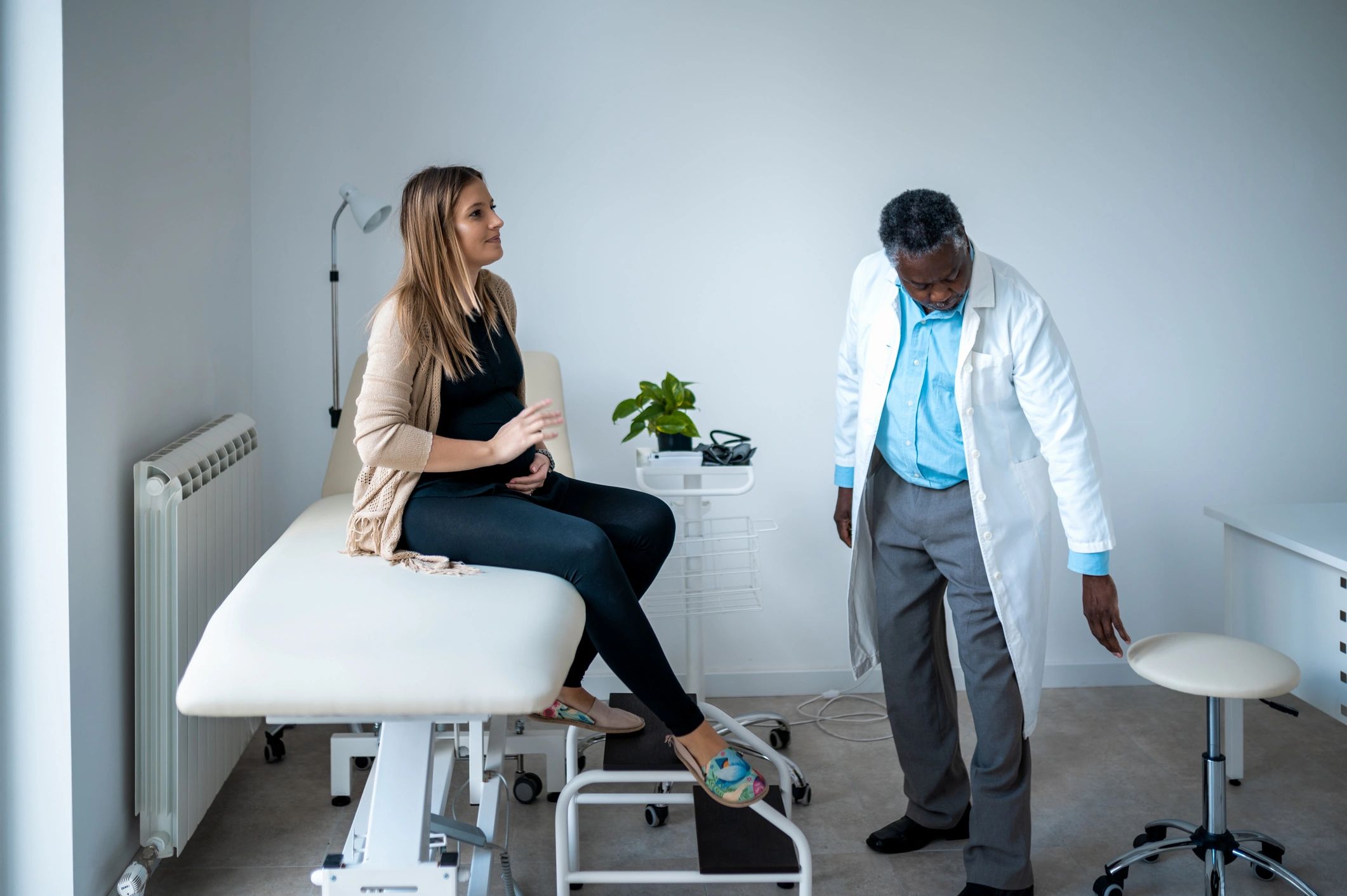 Medical consultation representing patient guidance and ongoing diabetic care