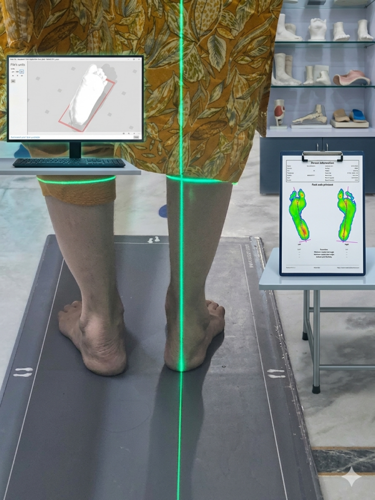 Materialise 1M Footscan pressure plate at P.O.R.C Delhi