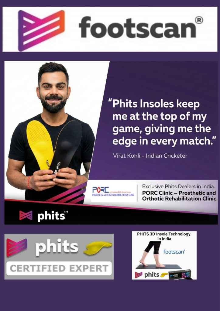 Footscan and PHITS insole technology poster